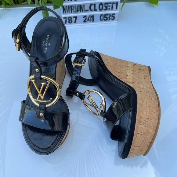 LOUIS VUITTON WEDGE LOGO - Picture 13 of 14